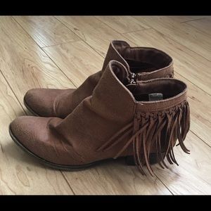Brown booties